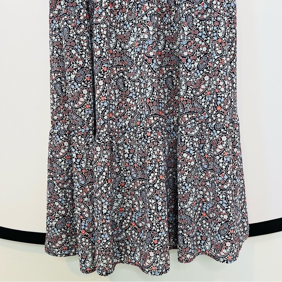 MICHAEL Michael Kors Long Sleeve Paisley Print Maxi Dress. Size 0. - Picture 10 of 16